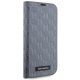 Karl Lagerfeld iPhone 14 Pro Wallet Case Saffiano Monogram, Silver