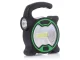 Powerful LED COB Workshop Flashlight Lamp with Handle, Battery-Powered, Green