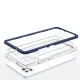 Clear Case for Samsung Galaxy A42 5G Hybrid Armor Clear 3 in 1, Blue