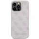 Guess 4G Metal Logo Case for iPhone 15 Pro Max, Pink