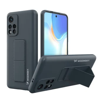 Wozinsky Kickstand Case for Xiaomi Poco M4 Pro 5G with Stand, Navy Blue
