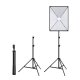 Puluz Studio LED Softbox Lighting Kit 50x70cm with Tripod and 30W Bulb, PU5070EU