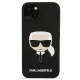 Apple iPhone 13 mini 5,4\'\' Karl Lagerfeld Silicone Karl\'s Head Case Cover, Black