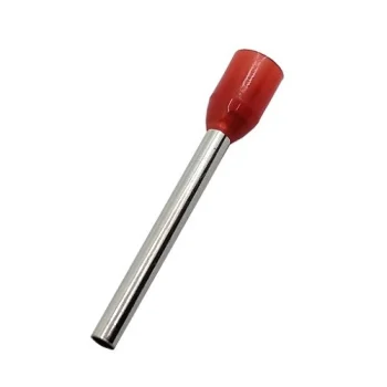 Insulated Cord End Terminals for 1.5mm² / 16AWG Cable, 100 pcs, Red