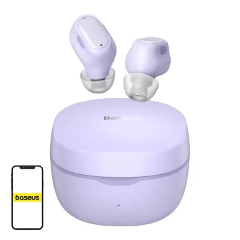 Baseus Bowie WM01 Wireless Earphones, Purple