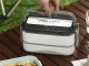 Double-Tier Lunch Box with Cutlery XXL, 1400ml, White