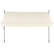 MultiGarden Retractable Balcony Awning 300x120 cm Waterproof, Beige
