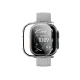 Apsauginis stiklas su dėklu AmazingThing Radix, skirtas Apple Watch Ultra 3 49 mm, skaidrus