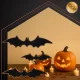 Ruhhy 3D Bat Stickers, 56 pcs, Black