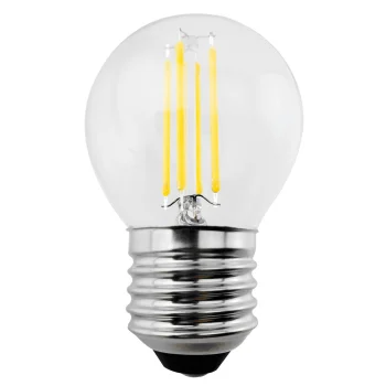 Maclean E27 LED Filament Bulb G45, 6W, 720lm, Warm White 3000K, MCE284