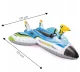 Inflatable Airplane Ride-On with Water Gun INTEX 57536, Blue