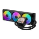 DarkFlash DV360S MAX CPU Liquid Cooler, 3.95\" IPS Screen, ARGB, Black