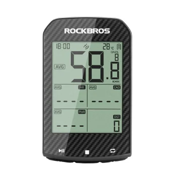Rockbros M1Pro GPS Bike Computer 2.9" Bluetooth ANT+ IPX6 - Black