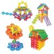 Snowflake Interlocking Building Blocks Set, 280 Pieces