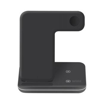 Newell induOne N-GY-Z5A Wireless Charger for 3 Devices, Black
