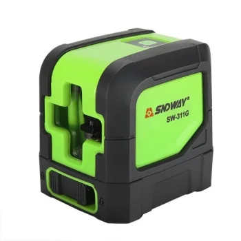 Mini Cross Line Laser Level, 20m, Green Beam
