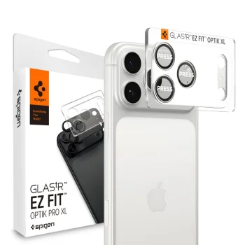 Spigen Optik Pro XL Camera Lens Protector for iPhone 17 Pro - Silver