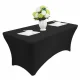 GreenBlue GB372 Elastic Catering Table Cover, Spandex, 180x75x74cm, Black