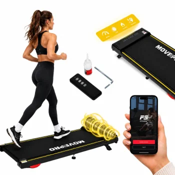 Electric Walking Pad Treadmill MOVEPRO 1-10 km/h with Remote