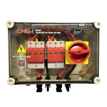 PV Combiner Box DC 2 In 2 Out 1000V IP66