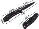 Folding Steel Tactical Knife with Decorated Handle