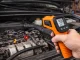 Non-Contact Laser Infrared Thermometer and Pyrometer, -50 to +550 °C, Orange