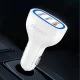 Dudao R7S Car Charger 3x USB Quick Charge 3.0 18W, White