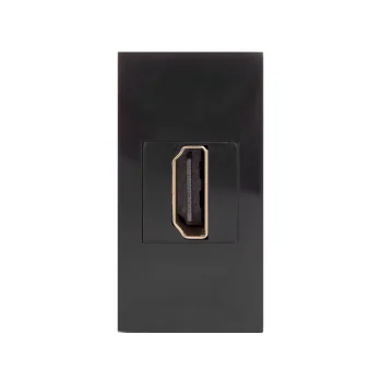 Sieninis HDMI lizdo modulis Maclean MCE720B, viengubas, juodas