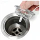 Stainless Steel Sink Strainer, 8.2 cm, Silver