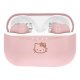 OTL Hello Kitty Bezvadu TWS Austiņas Ausis ar Uzlādes Kasti, Rozā | Wireless Bluetooth Earphones Earbuds
