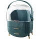 Cosmetic Makeup Organizer Container Jewelry Storage Box, Green