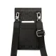 Karl Lagerfeld Monogram Plate Phone Handbag Black