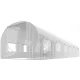 Plonos 4977-B Polytunnel Greenhouse 3x6m (18m2), White