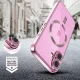 Tech-Protect MagFlex Case for iPhone 16, Clear/Pink