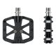 Rockbros C525 Carbon Fiber Platform Bike Pedals (Black)