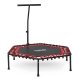 Neo-Sport 127cm Red Hexagonal Fitness Trampoline with Handle - Workout Equipment