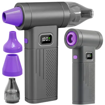2-in-1 Electric Air Duster and Mini Vacuum for Electronics