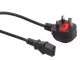 Maclean MCTV-806 Power Cable, 3-Pin, UK Plug, 1.5m