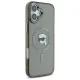 Karl Lagerfeld iPhone 16 Plus Case IML Metal Karl Head MagSafe, Black