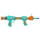 Kids foam dart and ball blaster rifle 2-in-1, blue