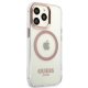Apple iPhone 13 Pro 6.1\'\' Guess Metal Outline Magsafe Case Cover, Pink | Telefona Maciņš Vāks Apvalks Bampers