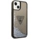 Guess Liquid Glitter Palm Case for iPhone 14 Plus Black