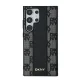 DKNY Samsung Galaxy S24 Ultra Case Leather Checkered Mono MagSafe, Black