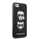 Karl Lagerfeld Saffiano Karl&Choupette Head Case for iPhone SE 2022/2020/8/7