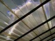 Profiled polycarbonate roofing sheet DIAMOND TILE EFFECT 2.8 mm, 0.954x4 m, bronze