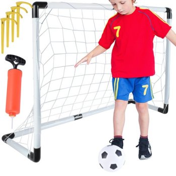 Kids Soccer Goal Set with Ball and Pump 23459