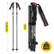 PRO+ MOUNTAIN GOAT Folding Trekking and Nordic Walking Poles, Pink