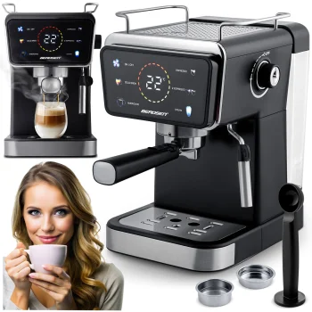 Berdsen BD-771 Espresso Machine, 20 Bar, Black