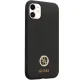 Guess iPhone 11 / XR Case Silicone Logo Strass 4G, Black