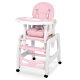 Детский стульчик для кормления 5-в-1 Ricokids 7091 Sinco, розовый